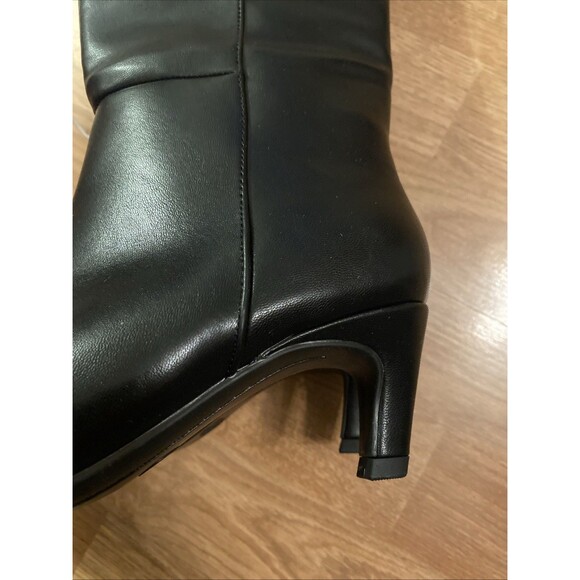 NWT Universal Thread Kendra Tall Dress Boots Kitten Heel Memory Foam Black 5.5 - Picture 14 of 14